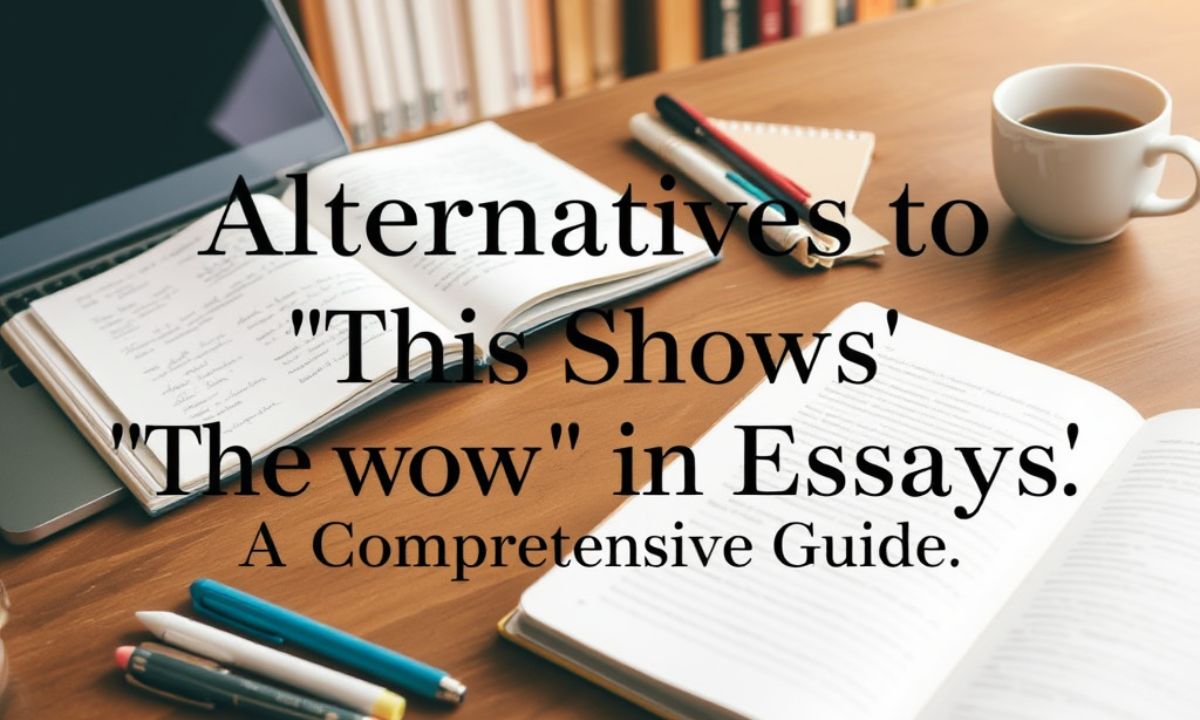 Alternatives to This Shows in Essays A Comprehensive Guide