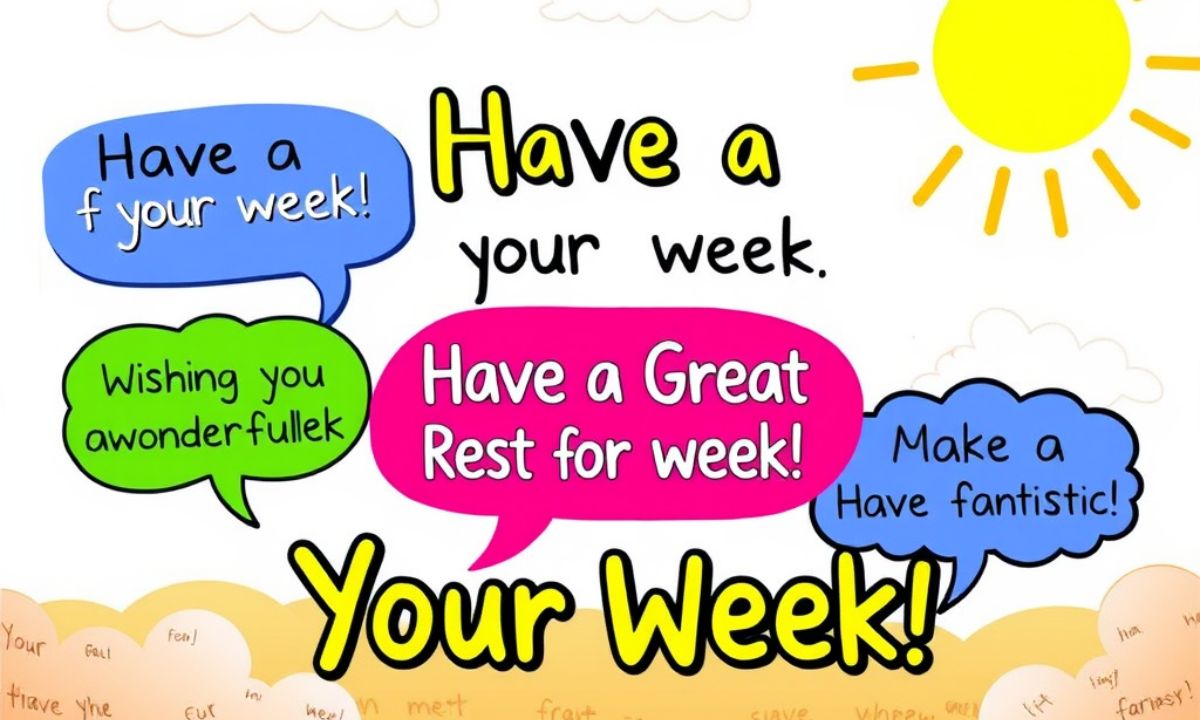 Ways to Say Have a Great Rest of Your Week