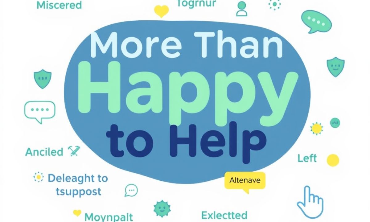 Other Ways to Say More Than Happy to Help in 2025
