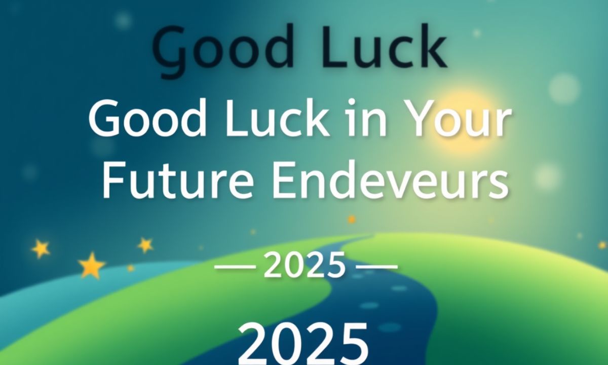 10+ Ways to Say Good Luck in Your Future Endeavors in 2025